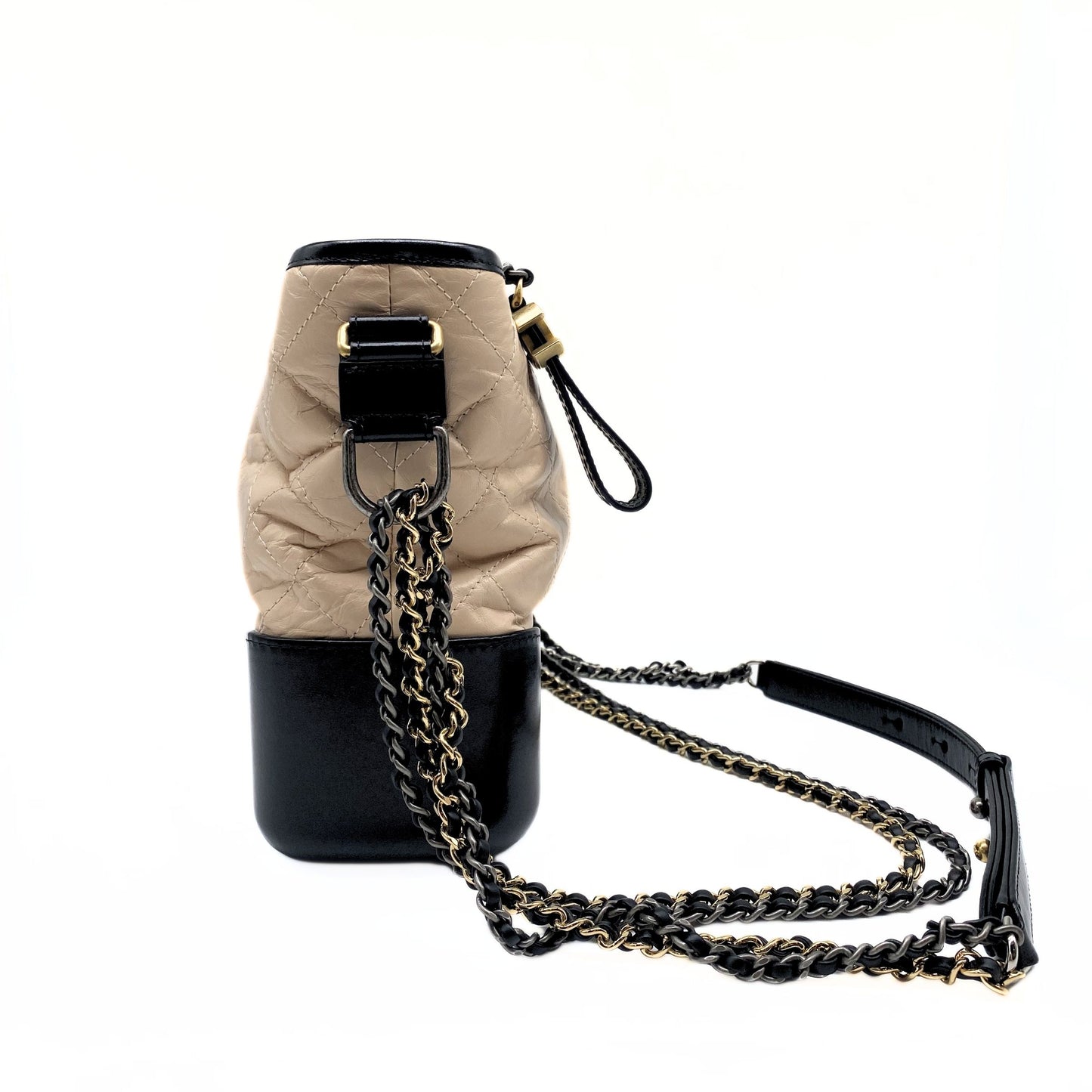 Chanel Blush and Black Gabrielle Medium
