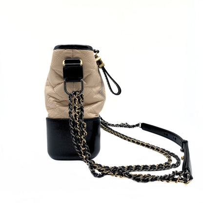 Chanel Blush and Black Gabrielle Medium