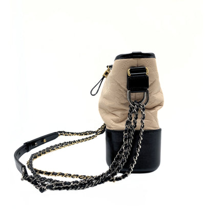Chanel Blush and Black Gabrielle Medium