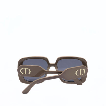 Dior Beige Diorbobby Square Glasses