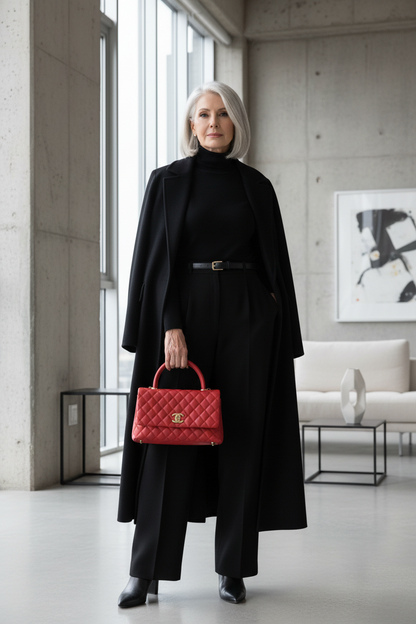 Chanel Small Coco Handle Red Flap