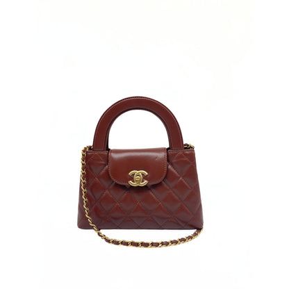 Chanel Brown Kelly Shopper Shiny Aged Calf