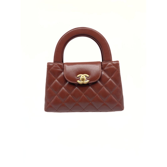 Chanel Brown Kelly Shopper Shiny Aged Calf