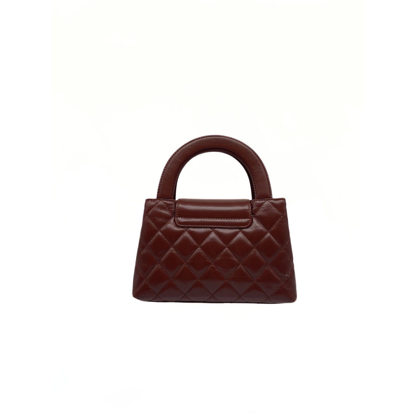 Chanel Brown Kelly Shopper Shiny Aged Calf