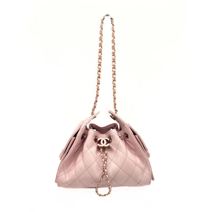 Chanel 25 Pink Mini Caviar Hobo Bag