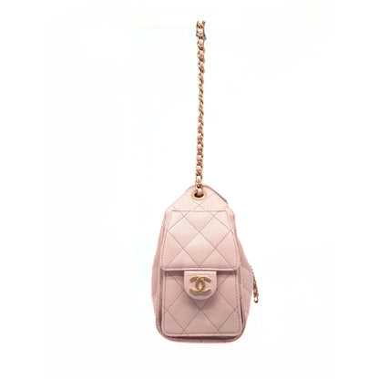 Chanel 25 Pink Mini Caviar Hobo Bag