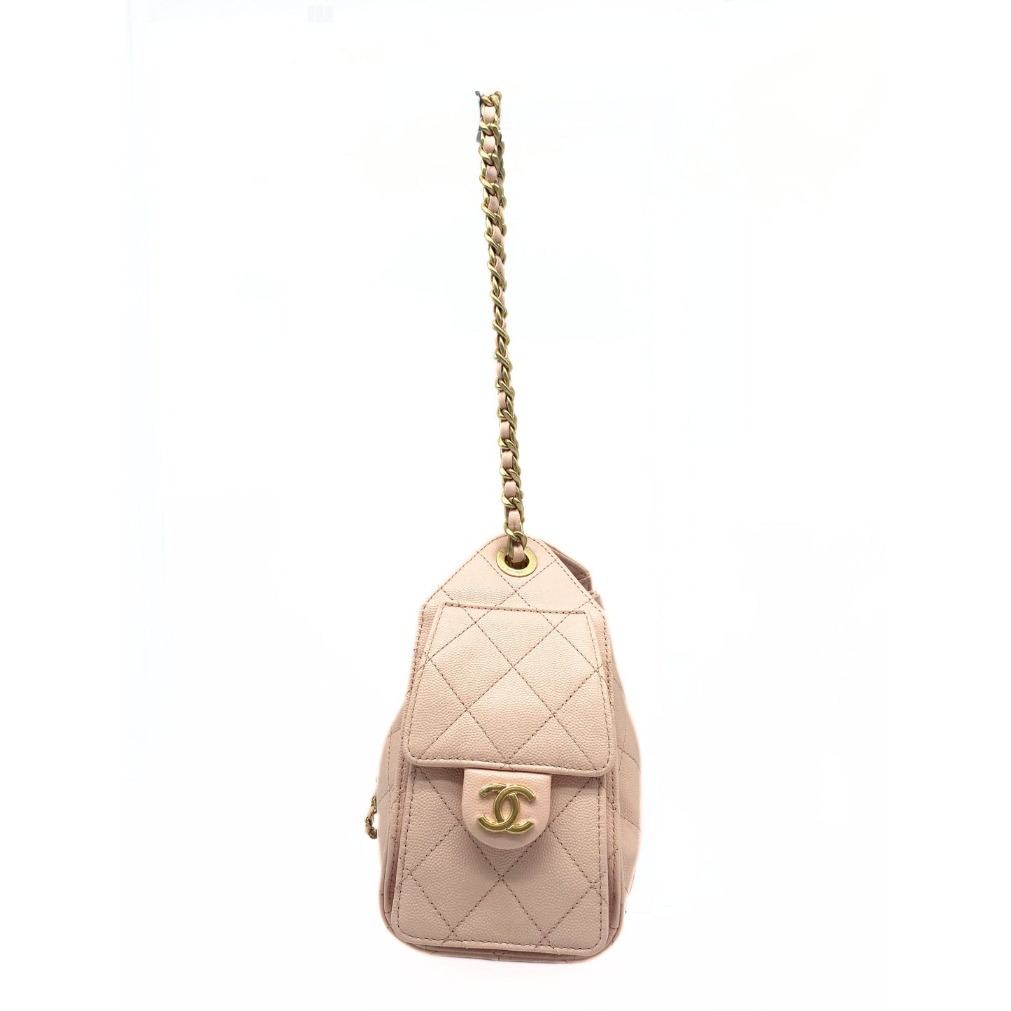 Chanel 25 Pink Mini Caviar Hobo Bag