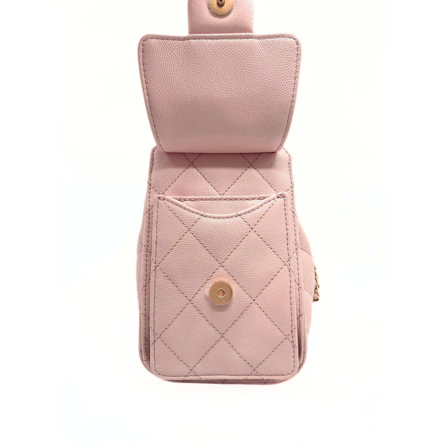 Chanel 25 Pink Mini Caviar Hobo Bag