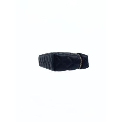Chanel Black Slim Glazed Caviar Vanity