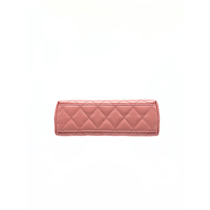 Chanel Mini Kelly Shopper Coral Pink