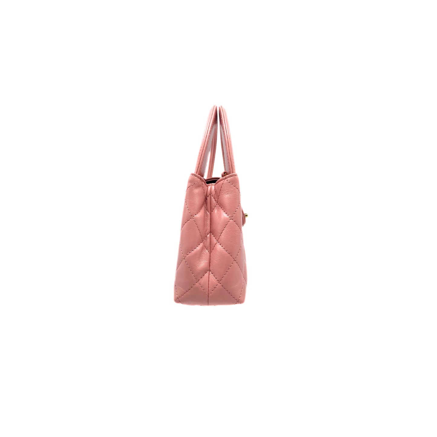 Chanel Mini Kelly Shopper Coral Pink