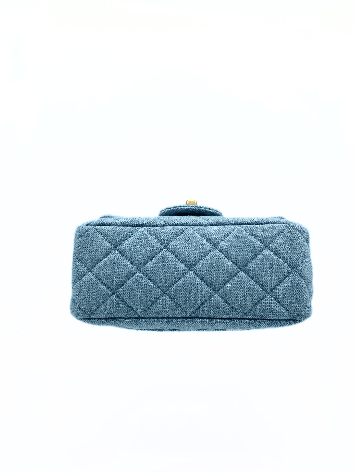 Chanel Denim Mini Coco Pearl Crush
