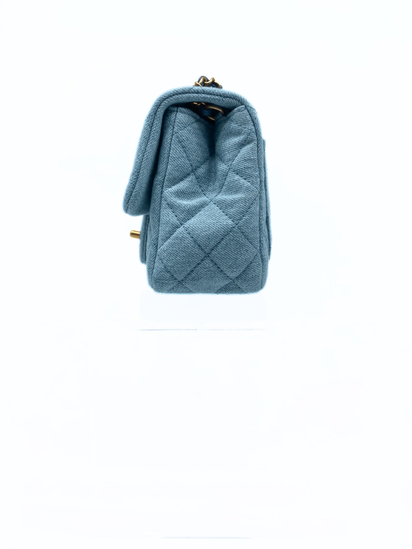 Chanel Denim Mini Coco Pearl Crush