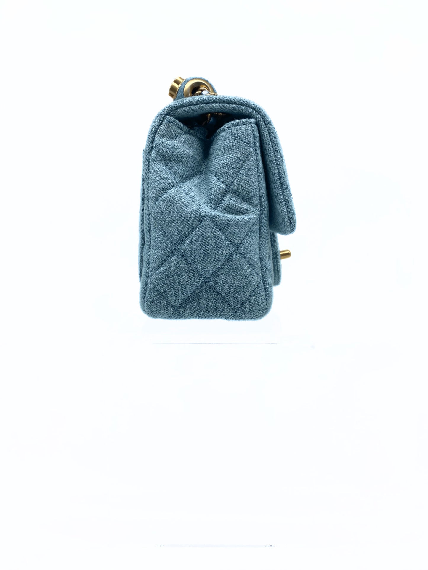 Chanel Denim Mini Coco Pearl Crush
