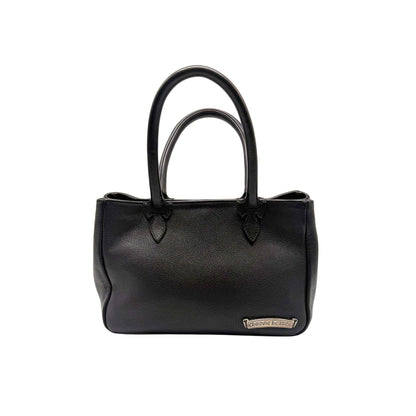 Chrome Hearts Black Leather Tote