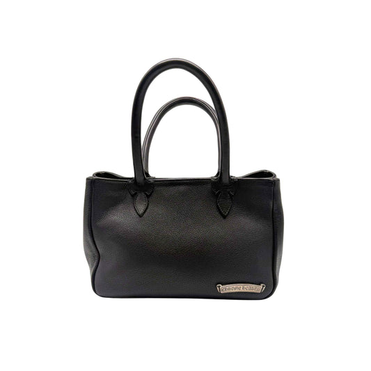 Chrome Hearts Black Leather Tote
