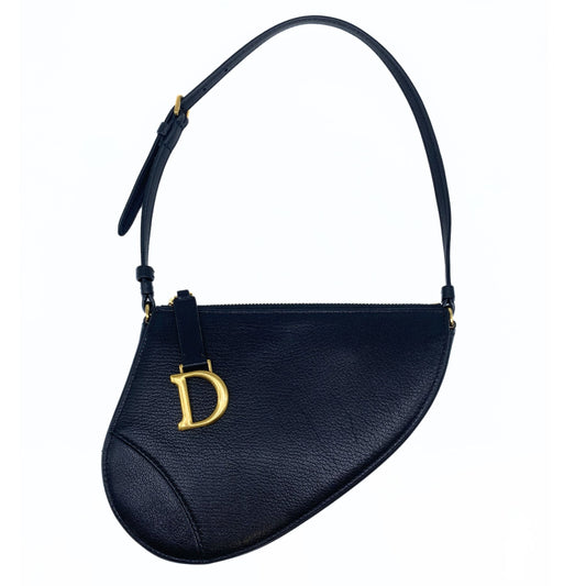 Dior Saddle Rodeo Pouch Black
