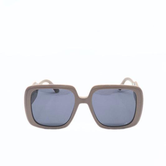 Dior Beige Diorbobby Square Glasses