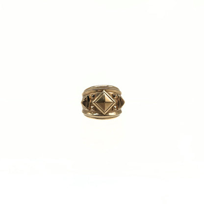 David Yurman 18k Gold Pyramids Wide Ring