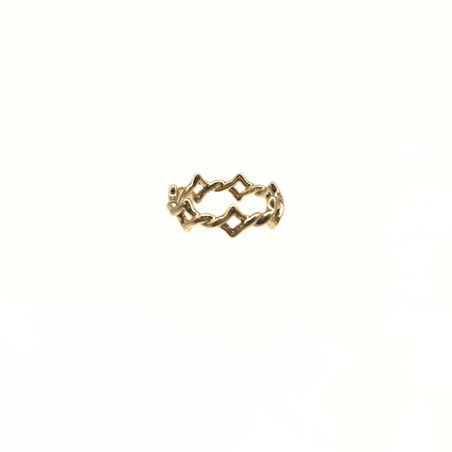 David Yurman Venetian Quatrefoil Stacking Ring