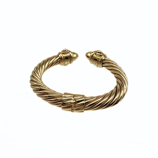 David Yurman Renaissance Cablespira Bracelet 18k Gold