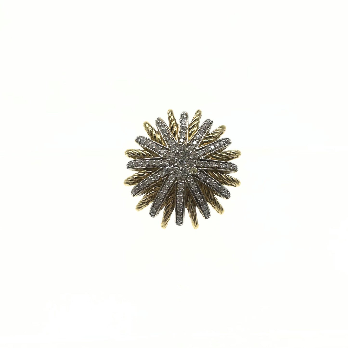 David Yurman Starburst Gold with Diamonds Ring