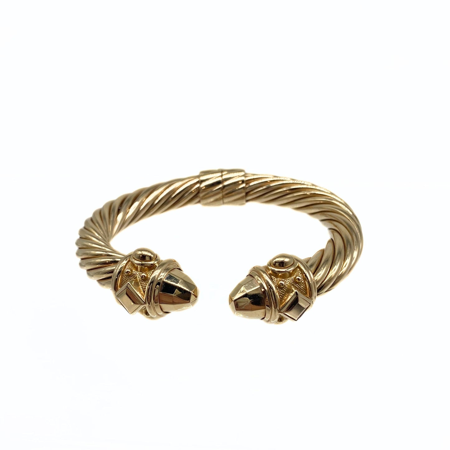 David Yurman Renaissance Cablespira Bracelet 18k Gold