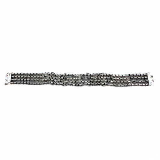 David Yurman Diamond Double X Multistrand Bracelet
