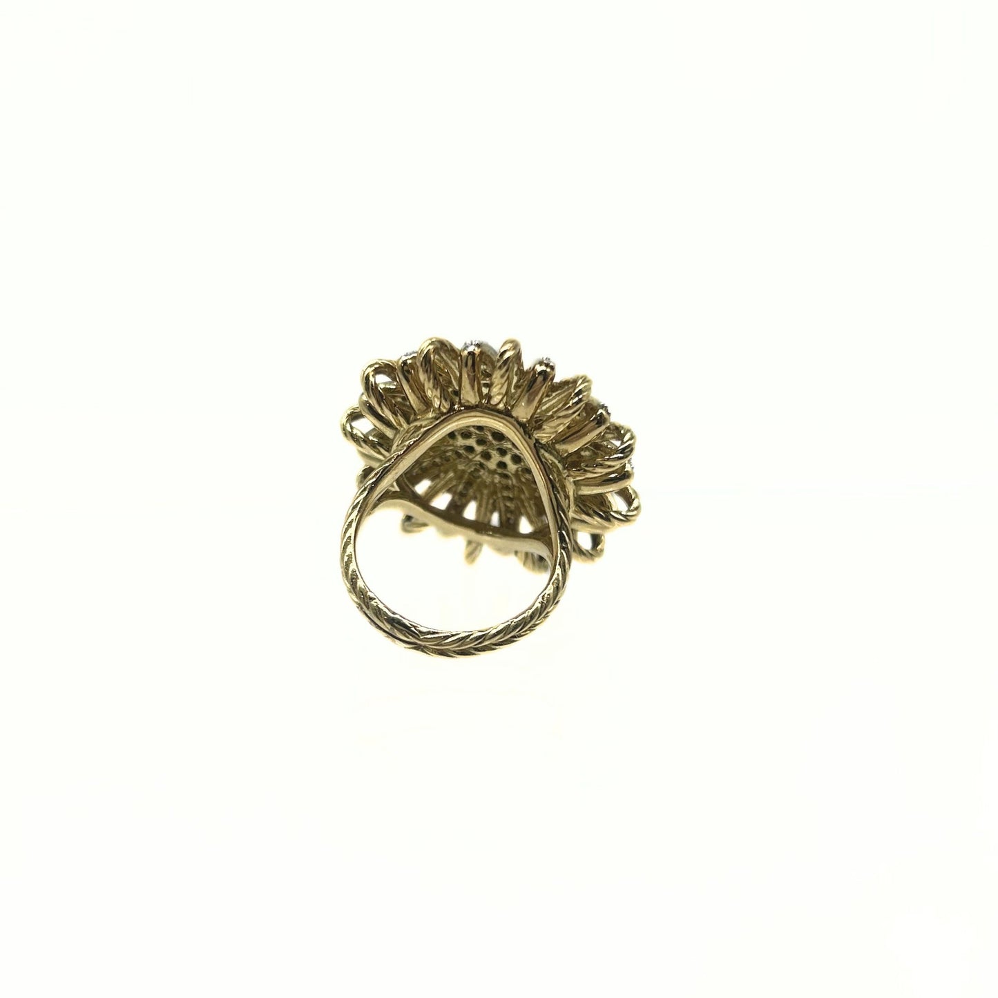David Yurman Starburst Gold with Diamonds Ring