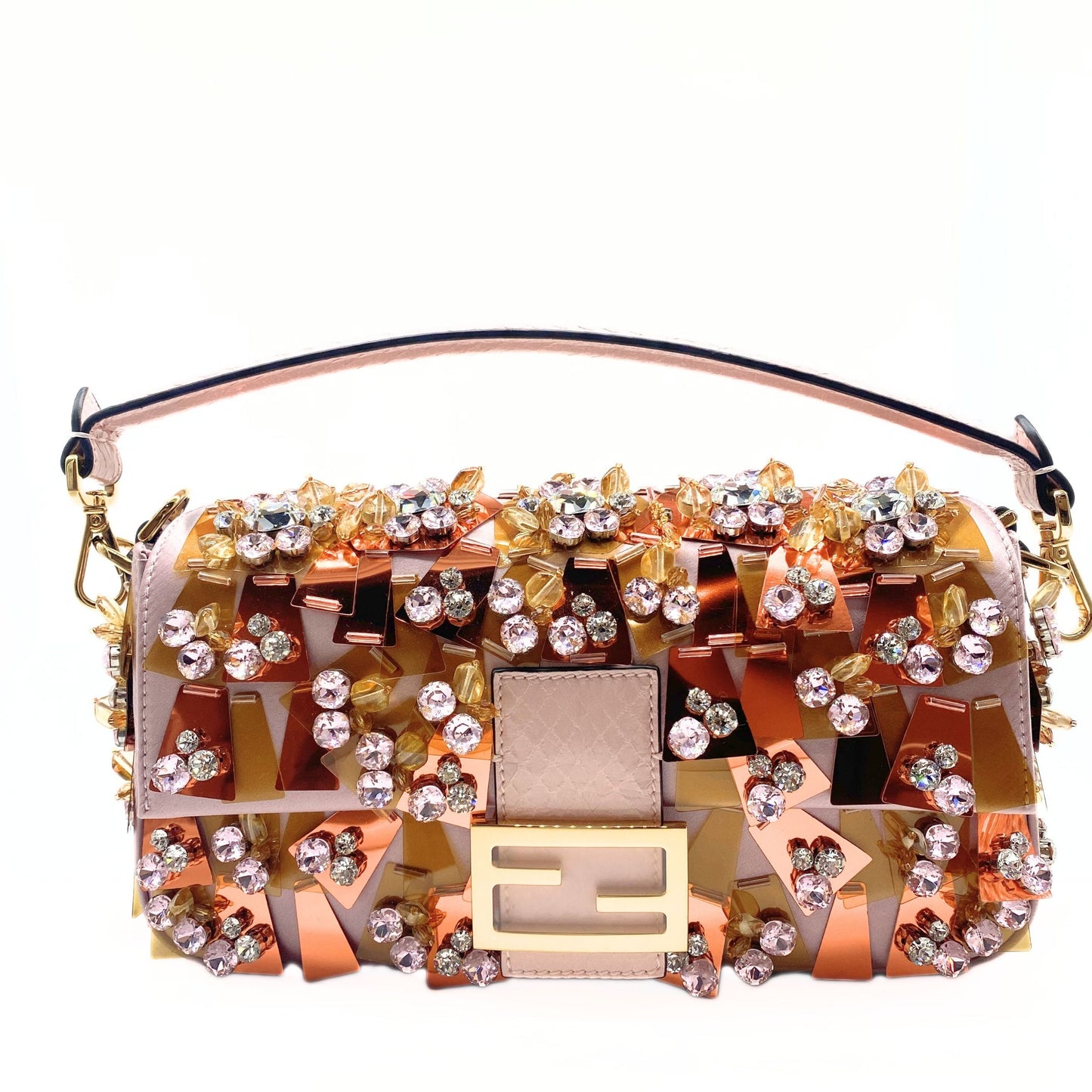 Fendi Baguette 3D Specchietti Satin
