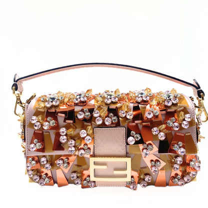 Fendi Baguette 3D Specchietti Satin