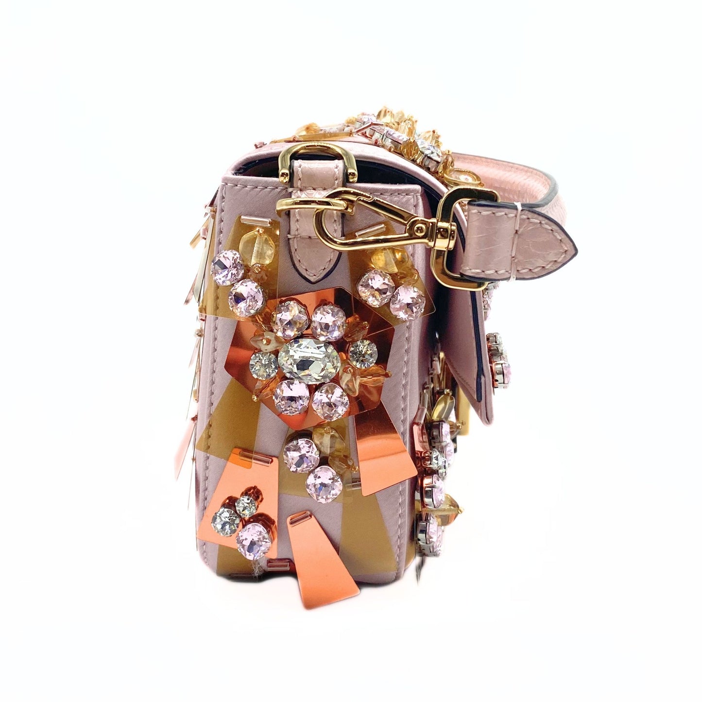 Fendi Baguette 3D Specchietti Satin