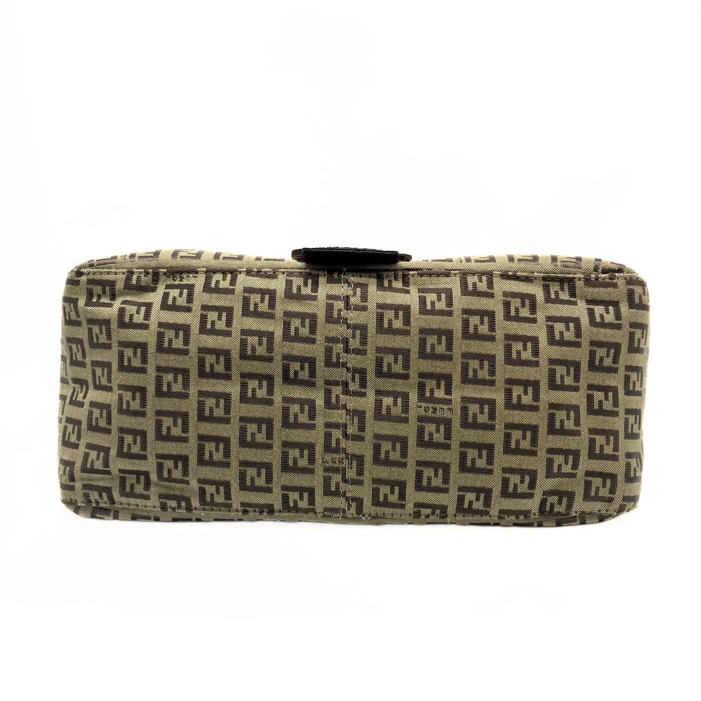 Fendi Zucca Canvas Mama Baguette Shoulder Bag.
