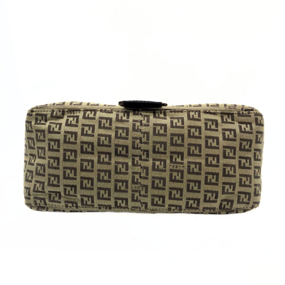 Fendi Zucca Canvas Mama Baguette Shoulder Bag.