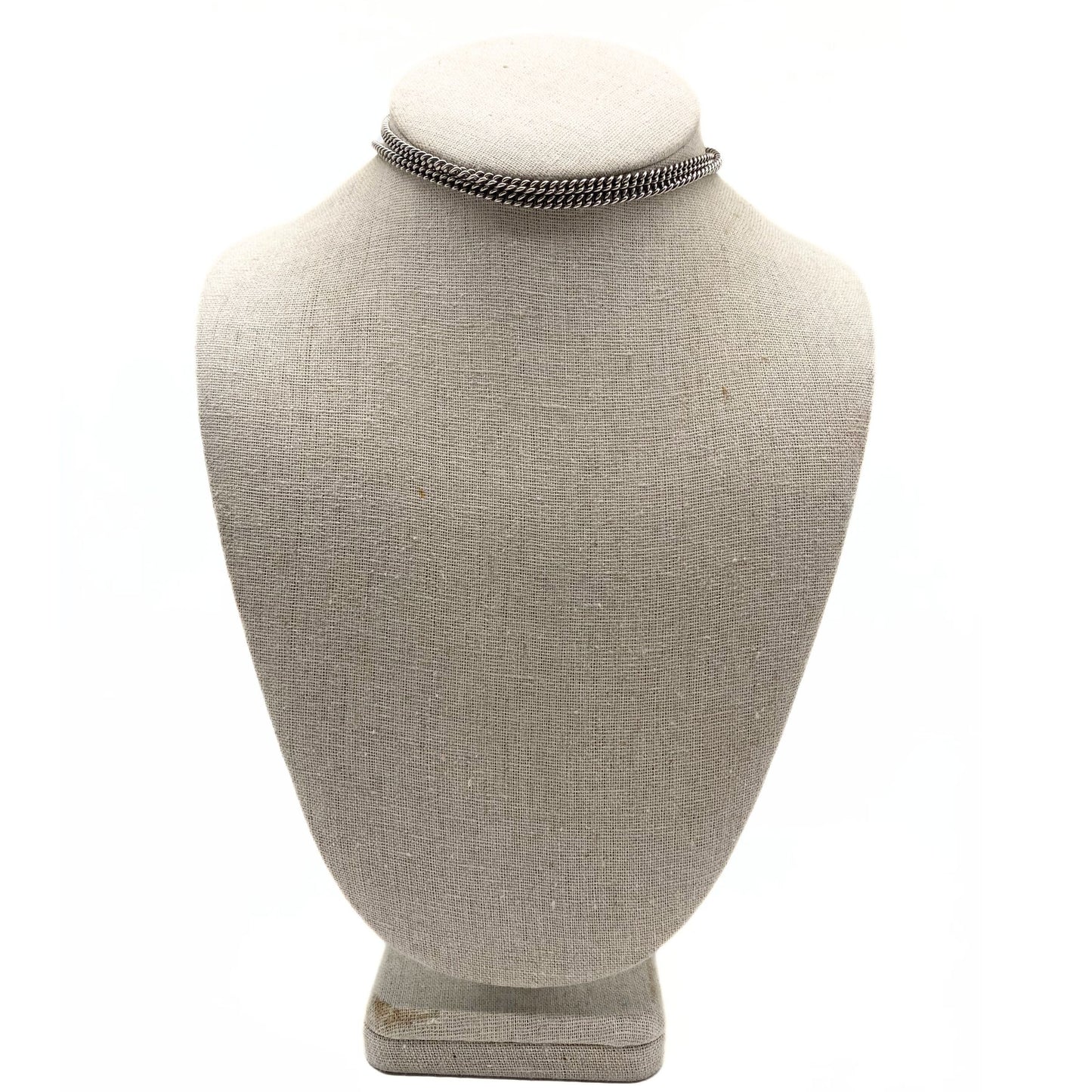 Hermes Sterling Horsebit Necklace