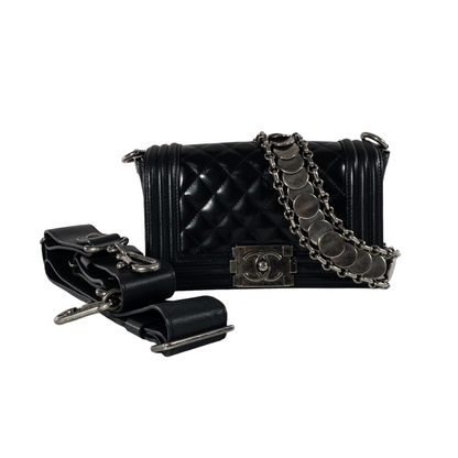 Chanel Small Limited Edition Glazed Leather Boy Bag