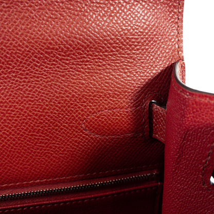 Hermes Rouge Venitienne Kelly 28 Sellier Epsom PHW