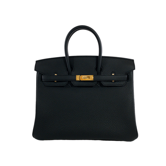 Hermes Birkin 25 Black Togo GHW