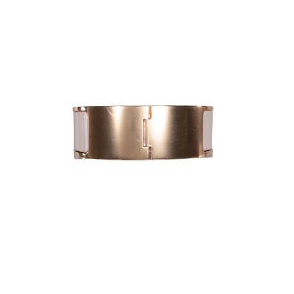 Hermes Rose Candeur Wide Clic H Bracelet Rose Gold