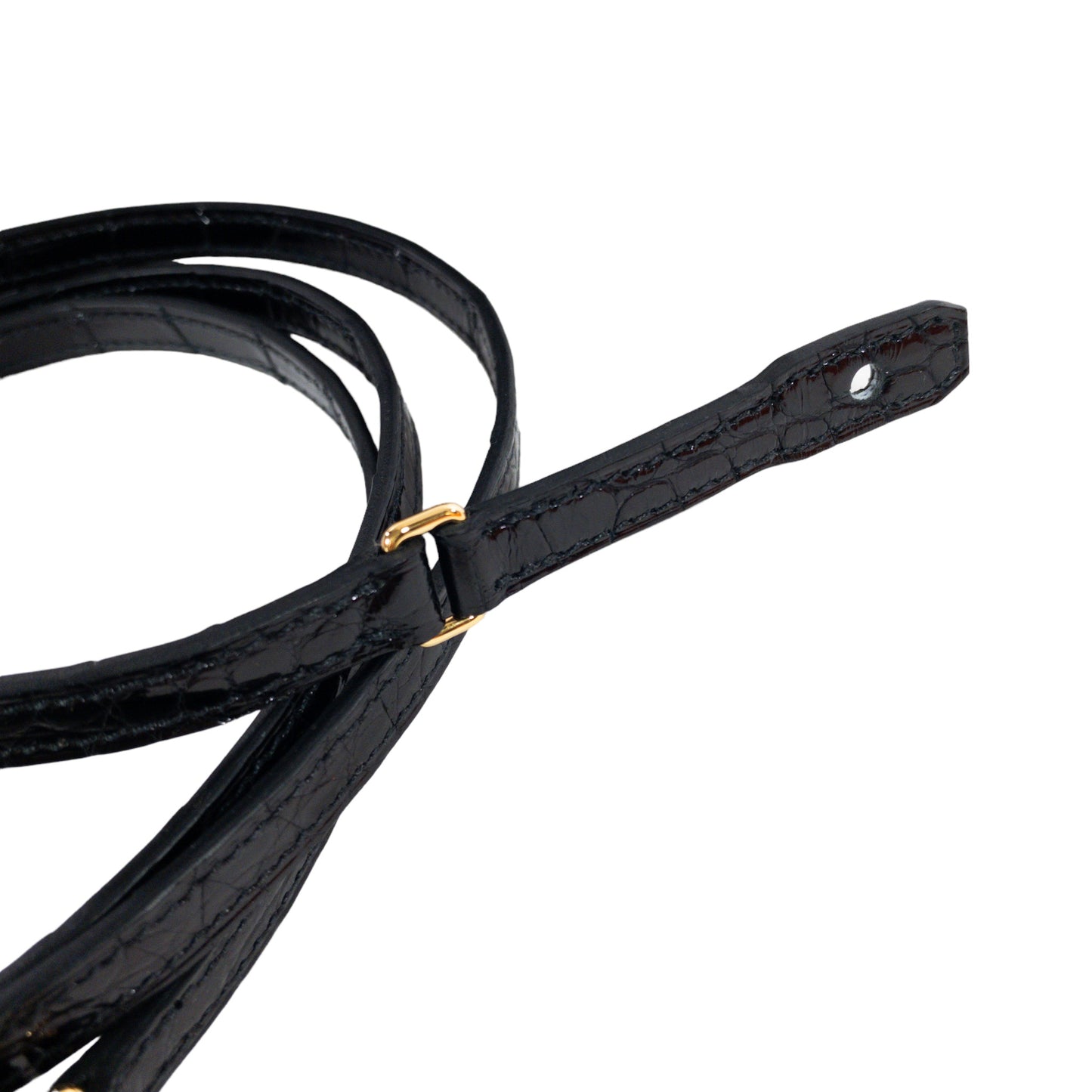 Hermes Kelly To Go Black Alligator GHW