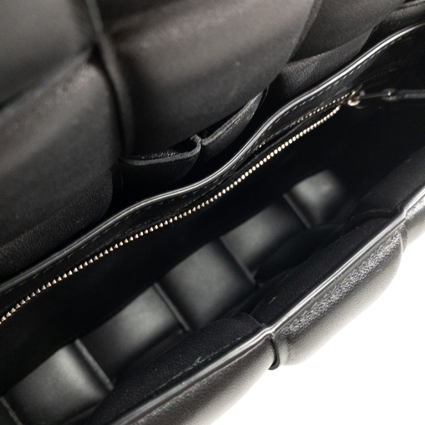 Bottega Veneta Black Padded Cassette Bag