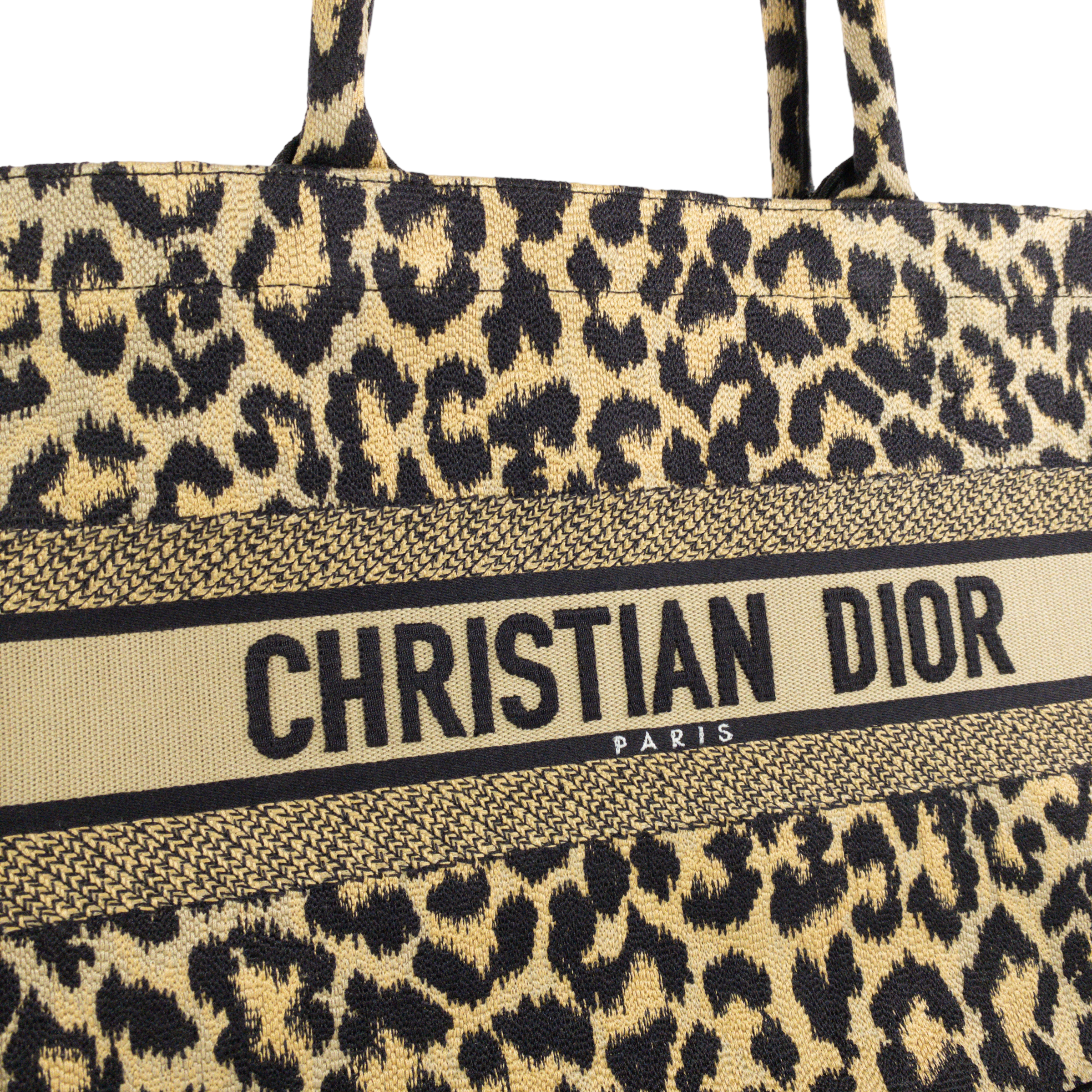 Dior Leopard Medium Book Tote