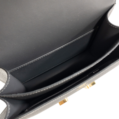 Hermes Graphite Constance 18cm GHW