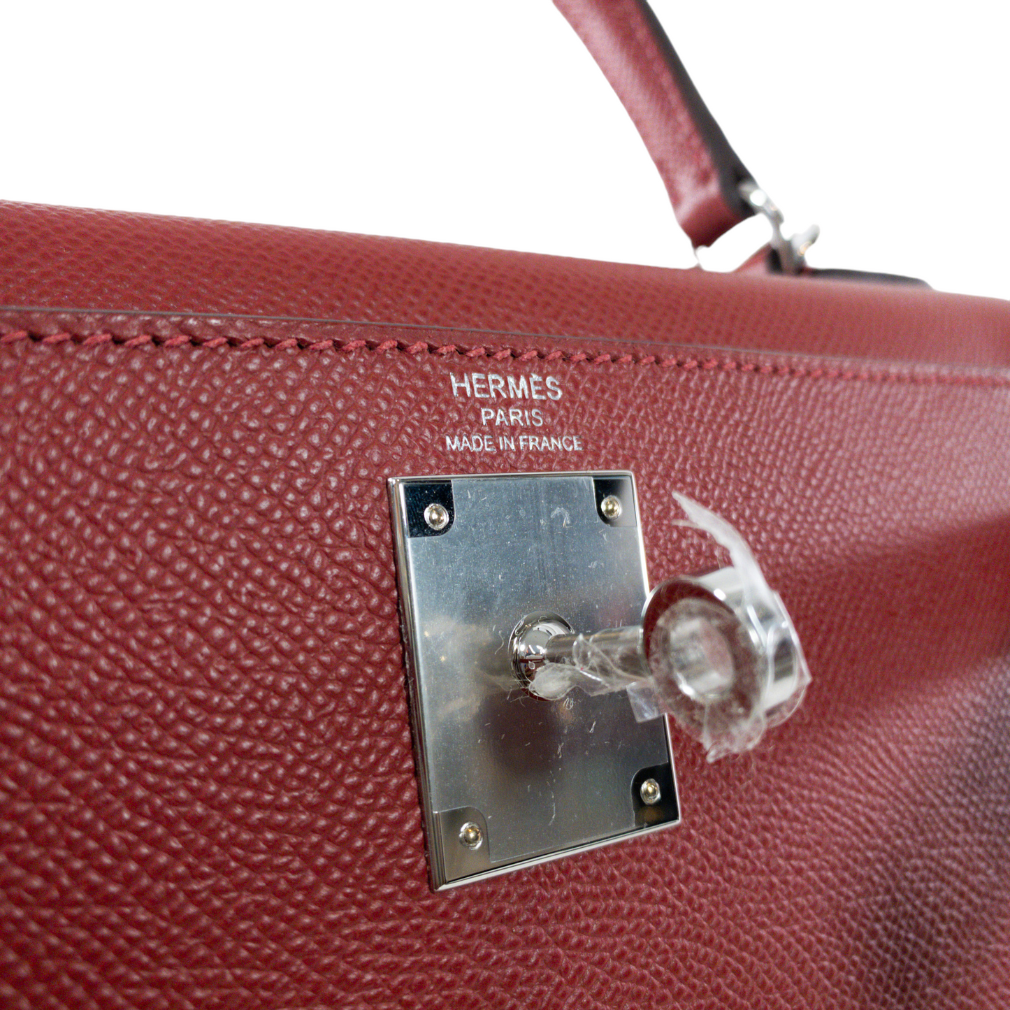 Hermes Rouge Venitienne Kelly 28 Sellier Epsom PHW