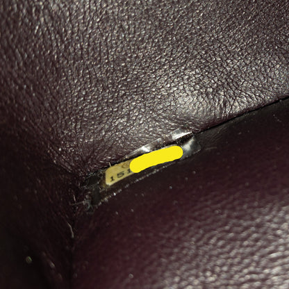 Chanel Plum Lambskin Maxi SHW