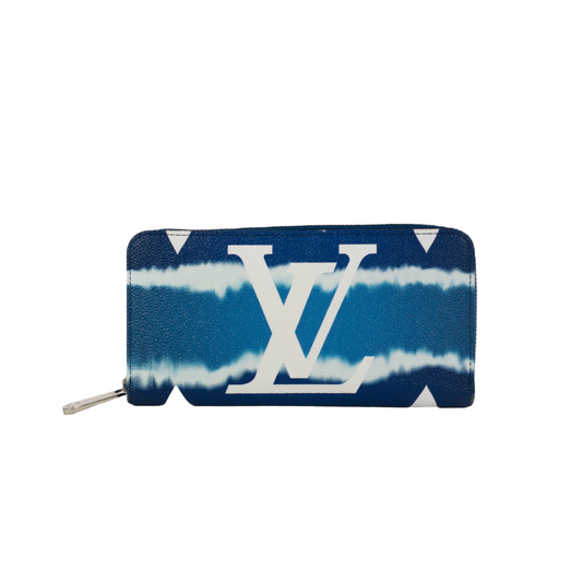 Louis Vuitton Blue Escale Giant Monogram Zippy Wallet