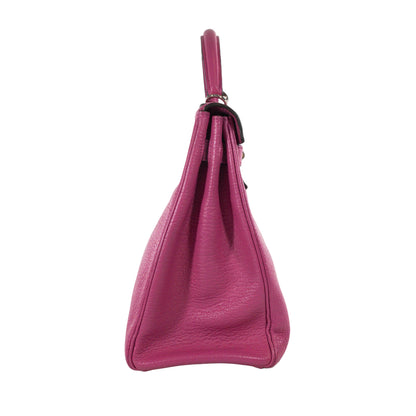 Hermes Kelly 32cm Rose Shocking Chevre PHW
