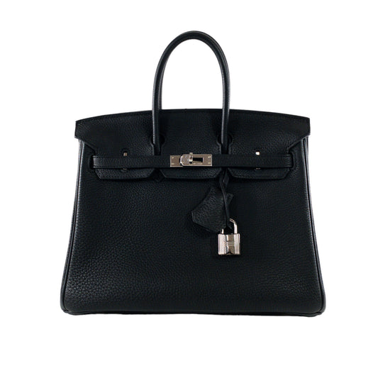 Hermes Birkin 25 Black Togo PHW