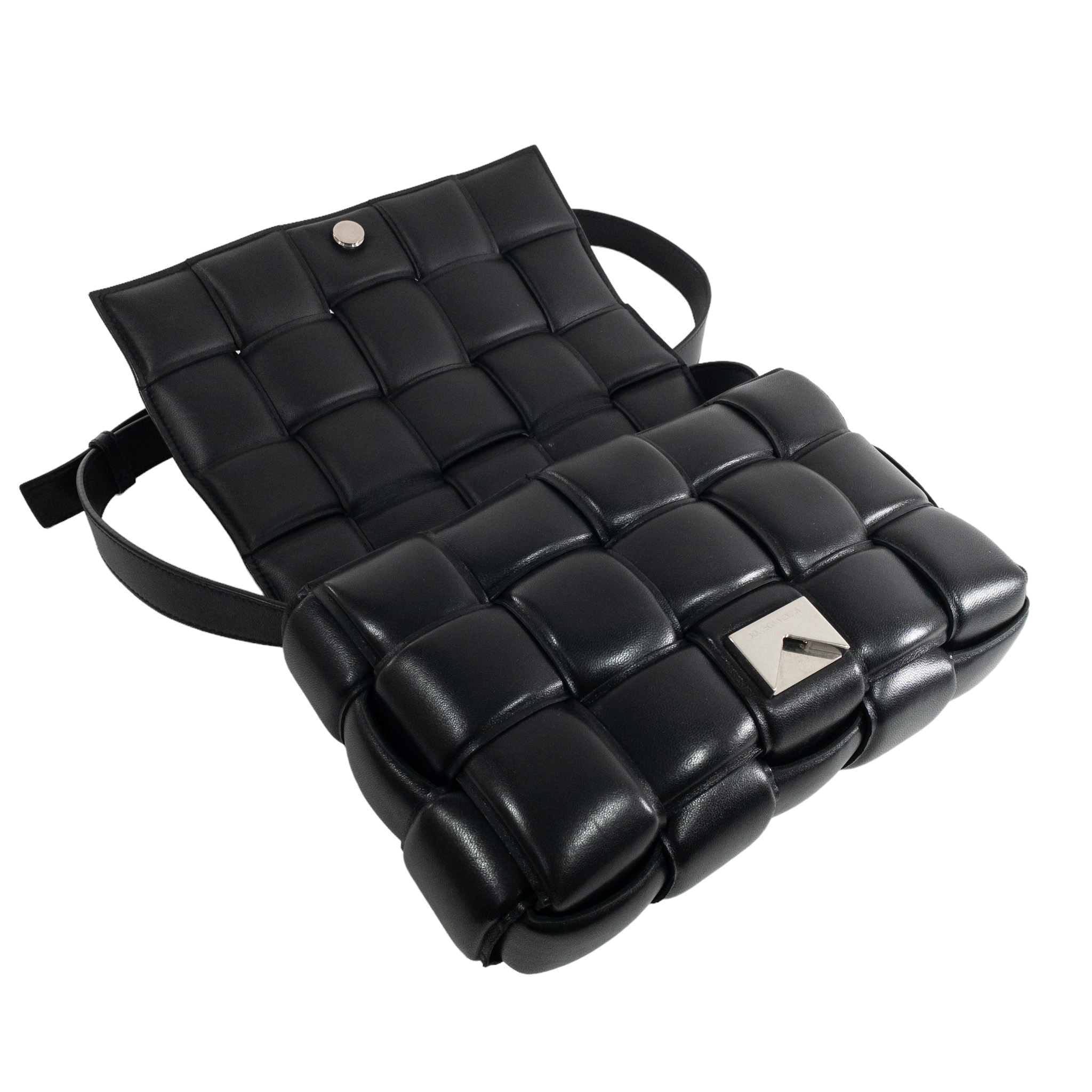 Bottega Veneta Black Padded Cassette Bag