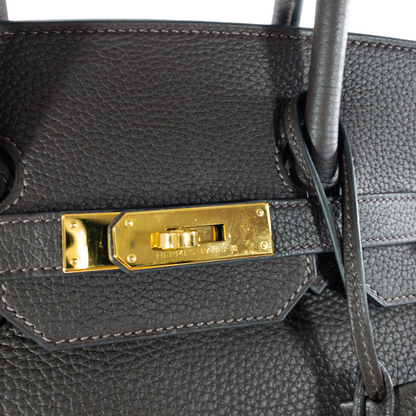 Hermes Chocolate Brown Birkin 35 GHW